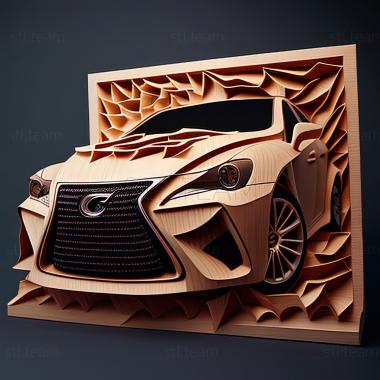 3D модель Lexus IS F (STL)